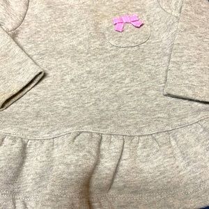 Dress, light gray w sparkles in fabric